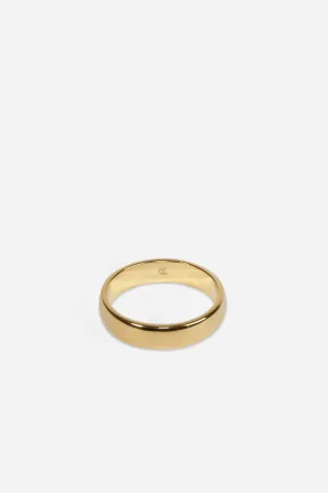 TYPE 007 Flat Ring 5mm 9k Gold