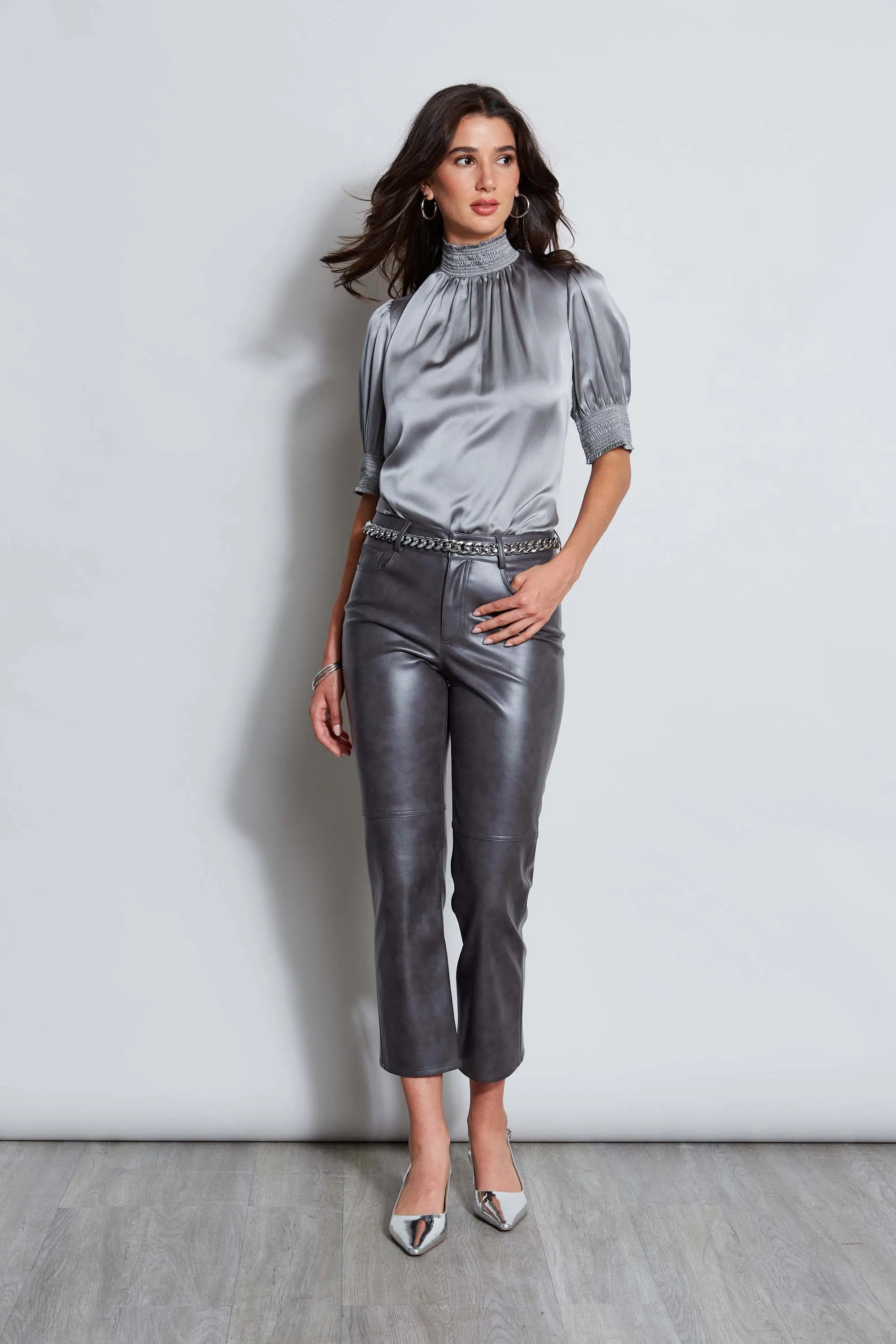 Vintage Vegan Leather Pant