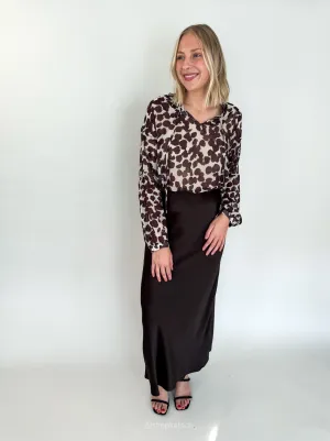 Watermark Spotted Blouse