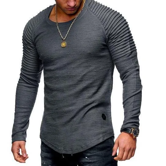 West Louis™ Fold Long Sleeves Hombre T-Shirt