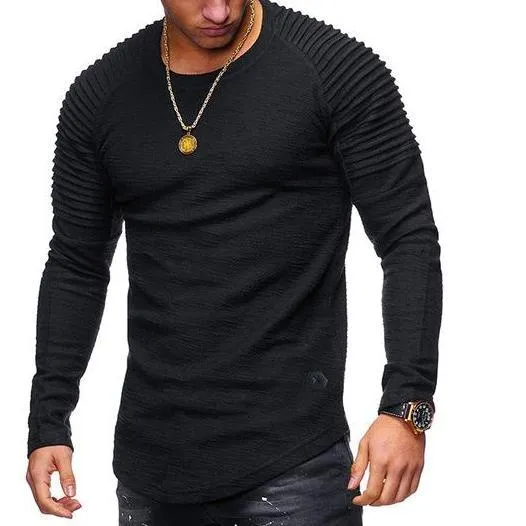 West Louis™ Fold Long Sleeves Hombre T-Shirt