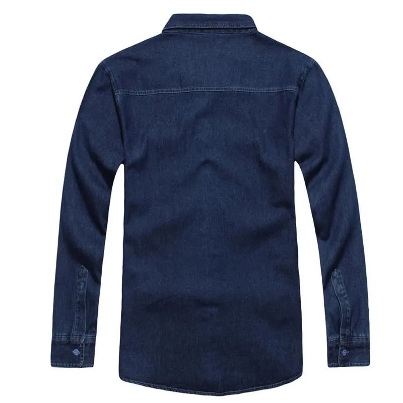 West Louis™ Men's Fashion Denim Shirt
