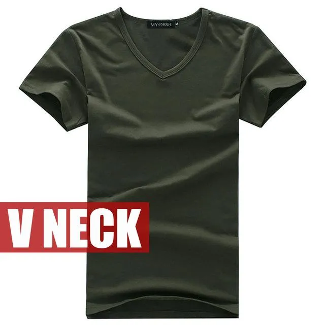 West Louis™ V-neck Cotton T-Shirt