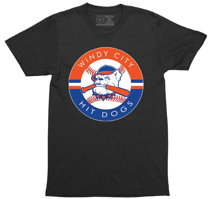 WINDY CITY HIT DOGS LOGO. (YOUTH)