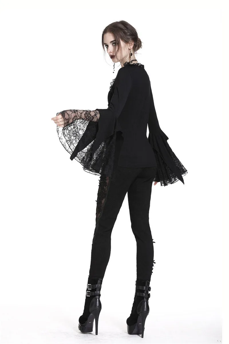 Witching Hour Lace Bell Sleeve Top