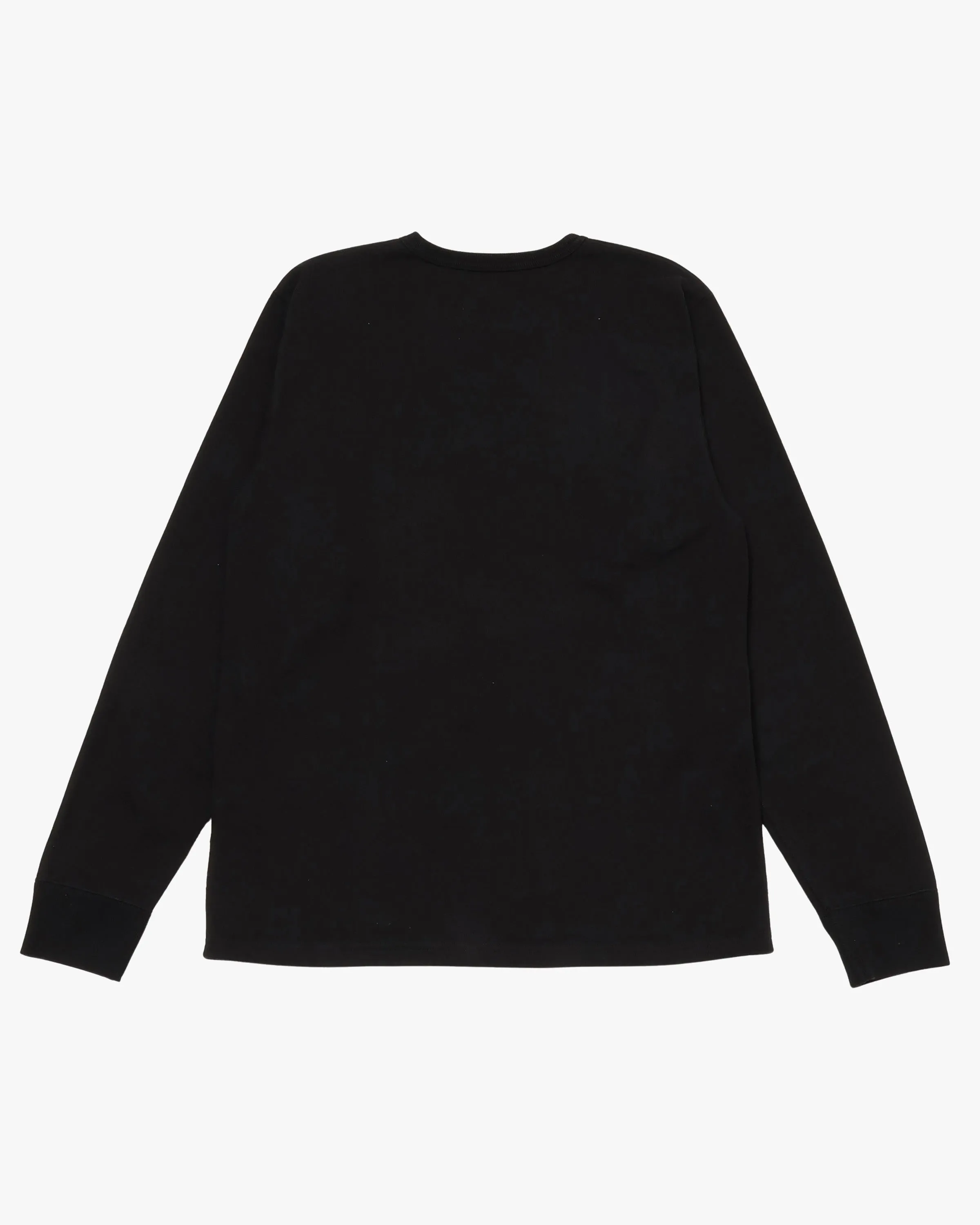 Wonder Looper 409gsm Double Heavyweight L/S T Shirt - Black