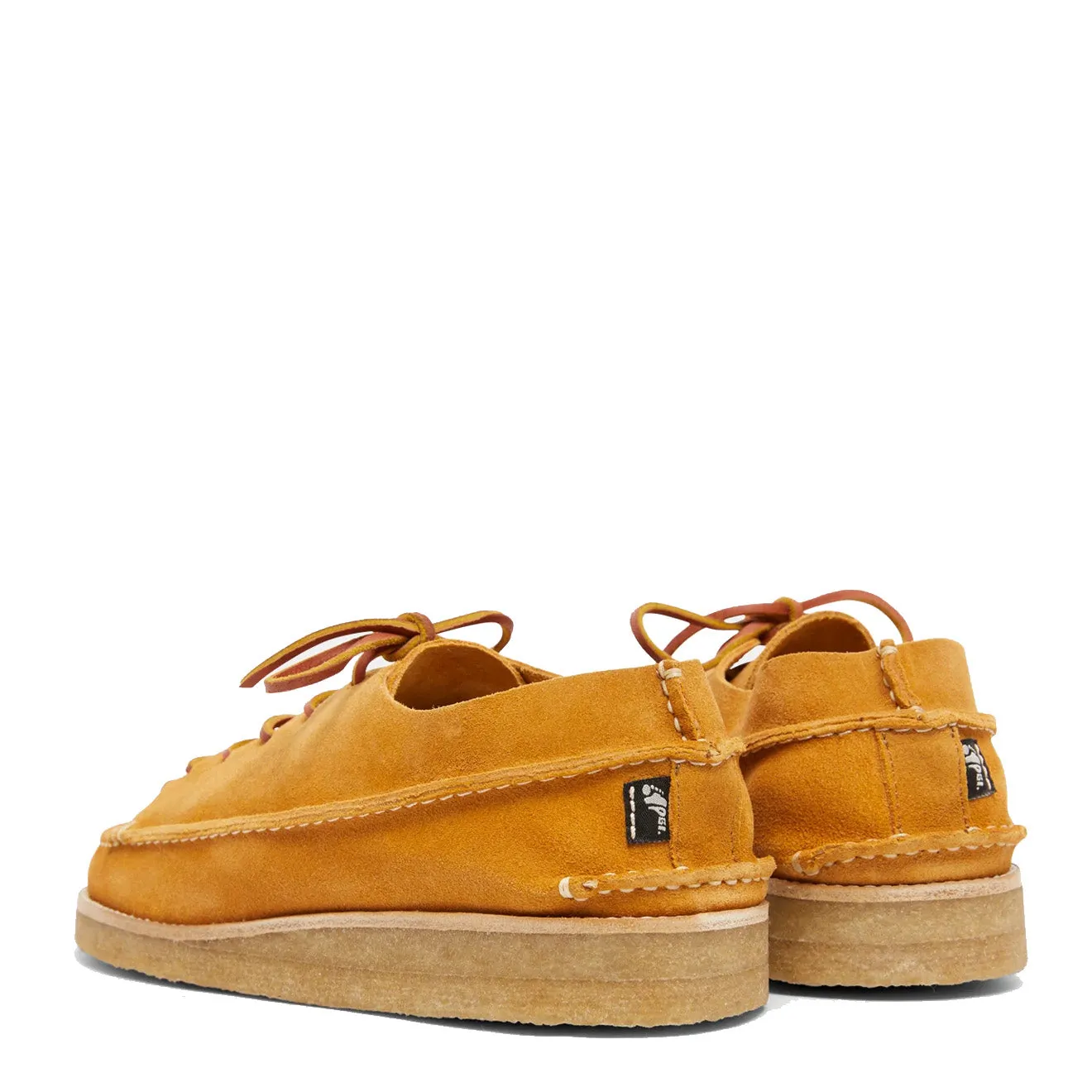 Yogi Finn Suede Lace Up Show On Crepe Turmeric