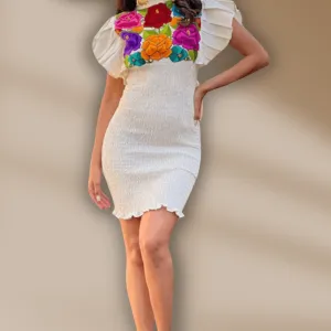 Zinia Elastic Mexican Dress